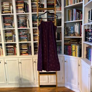 A New Day Satin Floral Print Spaghetti Strap Dress—NWOT